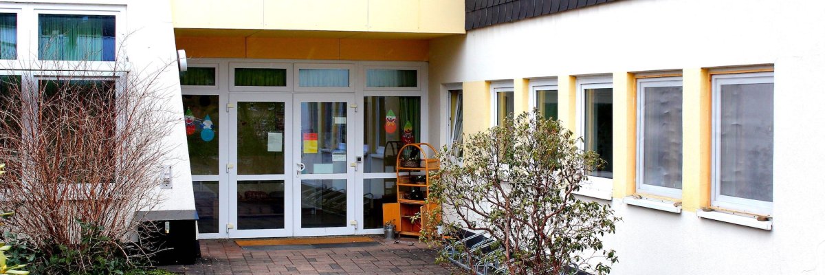 Foto Eingang Kindergarten Klingelwiese