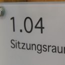 Foto Schild Sitzungsraum 1