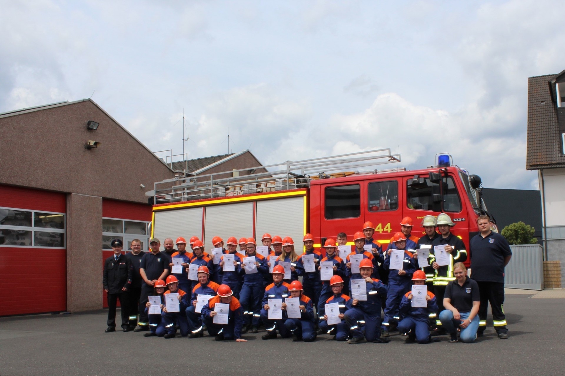 Foto der Teilnehmer und Betreuer