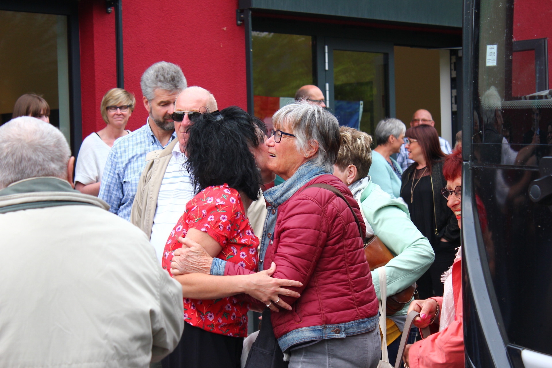 Foto Begrüssung Verschwisterungstreffen mit Partnerstadt Montville
