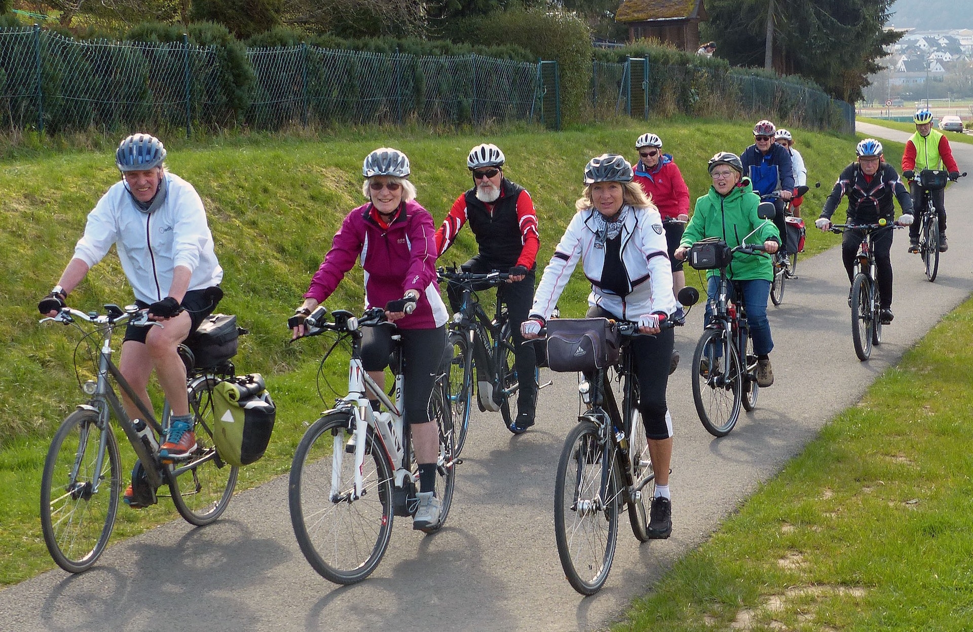Foto der Fahrradfahrer